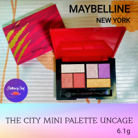 [Limited Edition]เมย์เบลลีน เดอะ ซิตี้ มินิ อายแชโดว์พาเลทท์ 6.1กรัม / MAYBELLINE THE CITY MINI EYESHADOW PALETTE UNCAGE 6.1g