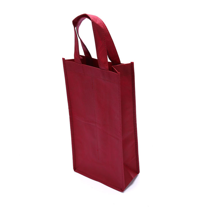 shelleys-ถุงบรรจุภัณฑ์สุดสร้างสรรค์กล่องของขวัญกระดาษพร้อมเชือกสำหรับขวดไวน์สีแดง