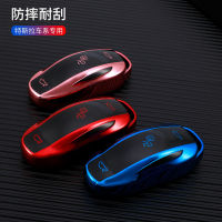 【cw】 Applicable model-X Key model-S3Y Tesla model3 Card Automobile Remote Control Key Cover Female ！