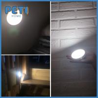 Pethome ไฟ LED ติดผนังขนาดเล็ก,สำหรับติดผนังห้องครัวโคมไฟเซ็นเซอร์ตรวจจับการเคลื่อนไหวไฟกลางคืนไร้สายแสงเหนี่ยวนำร่างกายมนุษย์ชาร์จ USB ได้