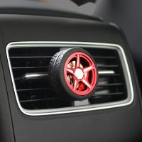 Car Air Fresheners Pendant Scent Diffuser Metal Wheel Vent Outlet Clip Smell In Car Refill Sponge Perfume Fragrance Refresher