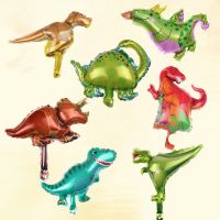 （koko party supplies）7ชิ้น /Setdinosaur ลูกโป่งฟอยล์เด็กไดโนเสาร์จูราสสิคำธีมปาร์ตี้วันเกิด DecorationsGift เด็ก