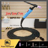 hk☫  TIG Welding Torch WP17FV Argon Air Cooled Tungsten 3M/5M/7M WP17 Gas