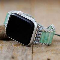 Creative Stone Aple Smart Watch Strap 38Mm/45Mm Gelang Jam Tangan Gelang Manik-manik Bohemia untuk Seri Iwatch 1-7 Aksesori