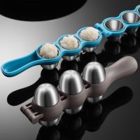 ▦✐ 304 Stainless Steel Rice Ball Molds Sushi Mold with Spoon Creativity Maker Diy Kitchen Accessories Sushi Making Tools Gadgets