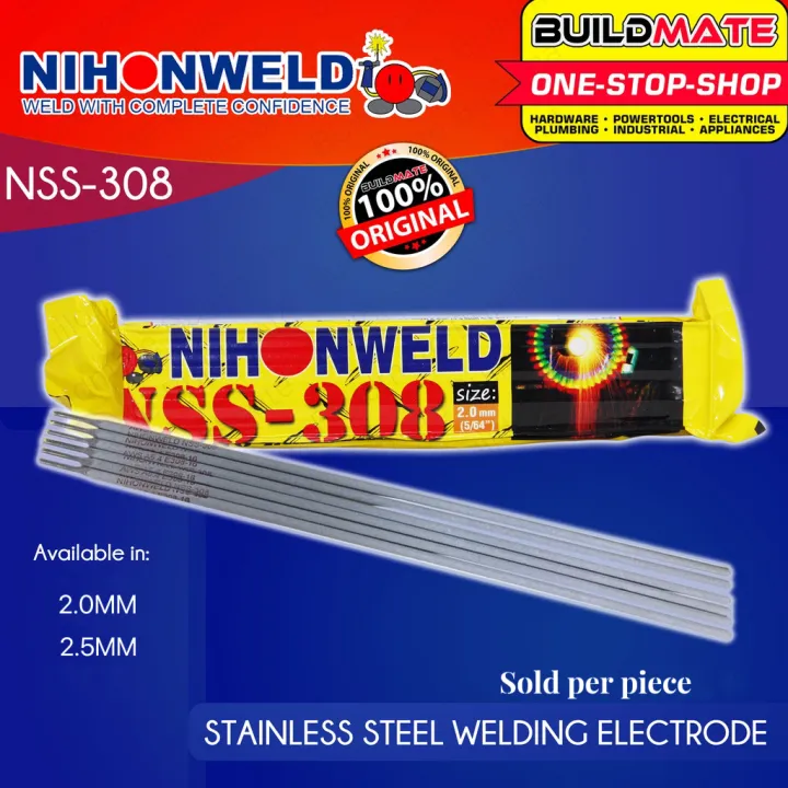 NIHONWELD Stainless Welding Rod NSS308 2.0(564),2.5(332),3.2mm(18
