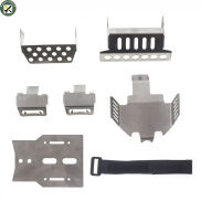 BouPower 2023.9 1 10 RC Chassis Armor Set Compatible For Traxxas TRX4 Car