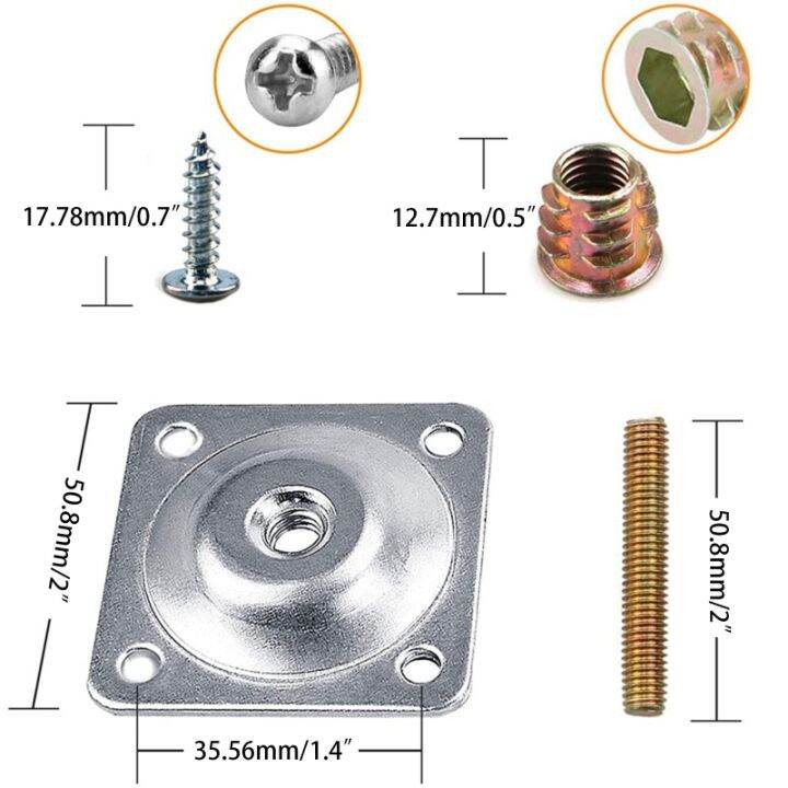 slope-table-feet-fixing-plate-4-angled-sofa-legs-mounting-bracket-set-with-screws-furniture-hardware-corner-brackets