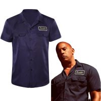 เสื้อยืดคอสเพลย์ Dominic Toretto เครื่องแต่งกายสวมบทบาท X Furious Furious เสื้อยืดคอสเพลย์เสื้อแขนสั้นผู้ชายแฟนตาซีผู้ชายเสื้อเสื้อยืดฤดูร้อนสวมบทบาท