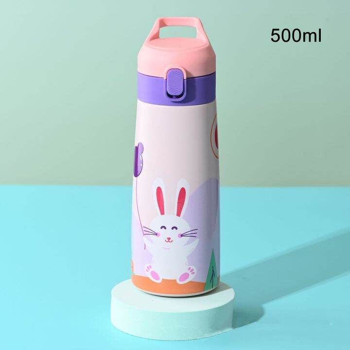 kids-thermal-water-bottle-stainless-steel-straw-thermos-cup-cartoon-leak-proof-vacuum-flask-children-thermos-bottle-for-schoolth