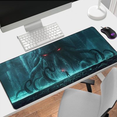 Cthulhu Mousepad Xxl Gaming Mouse Pad Desk Mat Pc Accessories Gamer Keyboard Large Extended Protector Mice Keyboards Computer Basic Keyboards