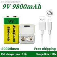 zmnf90 9V 9800mah lithium ion rechargeable battery USB for microphone toy remote control KTV pilas recargables