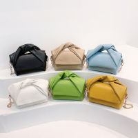 【cw】 Knotted Handbags Women 2022 Summer New Shoulder Bag Korean Style Fashionable Pleated Cloud Bag Cross-Border Womens Bag ！