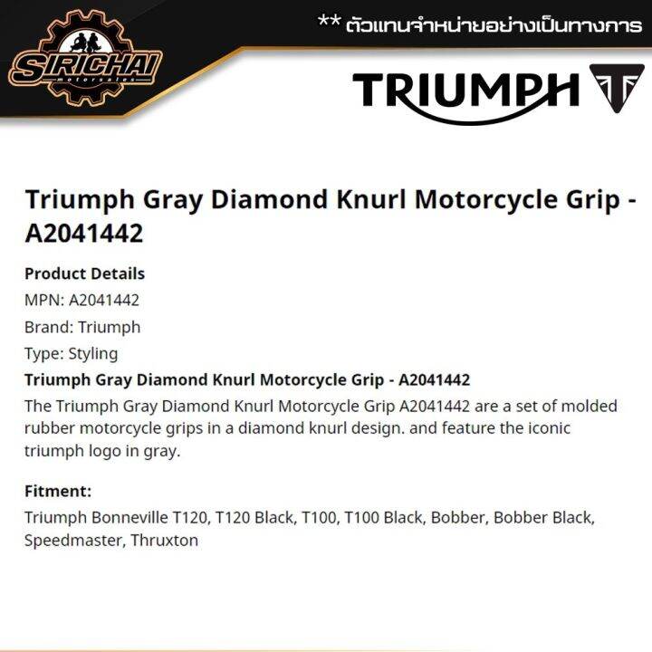 triumph-gray-diamond-knurl-motorcycle-grip-a2041442