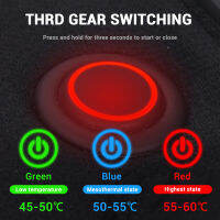 Waterproof Leather Heated Gloves 50°C Winter Warm Touch Screen Cycling Riding Skiing Motorcycle Heating Guantes Moto S-2XL Size