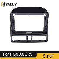 9นิ้ว Double Din รถวิทยุ Fascia สำหรับ HONDA CRV CR-V 2002มัลติมีเดียเครื่องเล่นวิดีโอ Dash Mount Kit Trim แผงไม่มี Gap Bezel