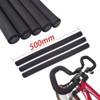 Bicycle Butterfly Handlebar Grip Cycling Shock-absorbing Matte Soft Foam Sponge Grips Handle Bar 50CM Black Travel Bike PA0104 Handlebars