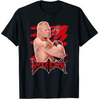 [NEW] มวยปล้ำอาชีพ มวย มวยปล้ำลีก อเมริกา WWE Brock Lesnar with Logo and Signature T-Shirt คอกลม แฟชั่น  ผ้าฝ้ายแท้ เสื้อยืด ผ