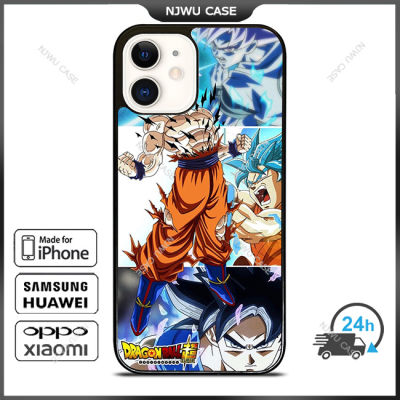 Son Goku Dragon Ball Super Phone Case for iPhone 14 Pro Max / iPhone 13 Pro Max / iPhone 12 Pro Max / XS Max / Samsung Galaxy Note 10 Plus / S22 Ultra / S21 Plus Anti-fall Protective Case Cover