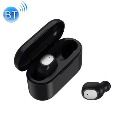 (ด้านบนของโลก) Q3 TWS Bluetooth 5.0สเตอริโอสองหูจับคู่หูฟังบลูทูธไร้สายอัตโนมัติ (สีดำ)