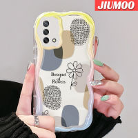 JIUMOO เคสสำหรับ OPPO A74 4G A95 4G เคส F19S F19 Reno 6 Lite แบบเรียบง่ายเคสเนื้อครีมนิ่มกันกระแทกเคสโทรศัพท์โปร่งใสเจลซิลิกาแบบใสป้องกันการตกหล่นฝาครอบป้องกันเลนส์กล้องถ่ายรูป