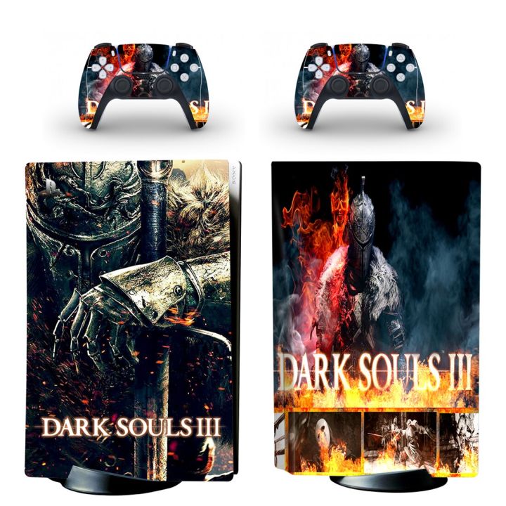 mq-สไตล์ใหม่-dark-souls-ps5ดิสก์มาตรฐานฝาครอบรูปลอกสติ๊กเกอร์สกินสำหรับคอนโซลและคอนโทรลเลอร์-ps5กรอบและที่คลุมสติ๊กเกอร์สกิน