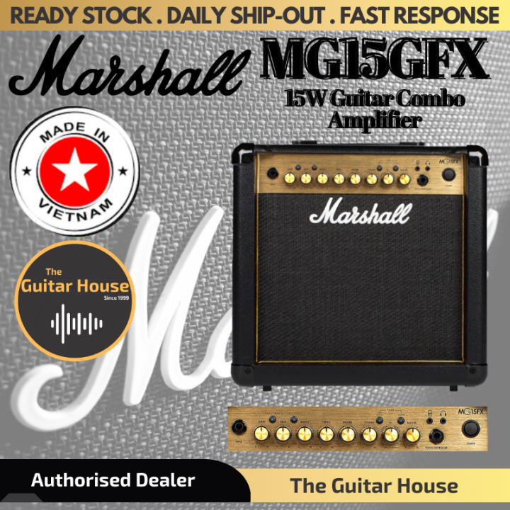 Marshall MG15GFX 15W Guitar Combo Amplifier, 15 watt (MG15GFX