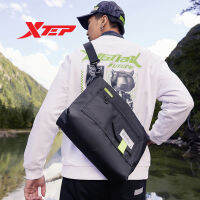 Xtep Unisex กระเป๋ากระเป๋าหนังสือกีฬาแบบสบายๆอเนกประสงค์คนส่งเอกสารแฟชั่นกระเป๋ากระเป๋าสะพายบ่า877137130013