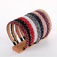 【cw】 1Pcs New Rhinestone Headband Women  39;s Fashion Korean Hairband Hair Accessories Wholesale