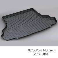 1Set Car Cargo rear trunk mat For Ford Mustang 2012 2013 2014 2015 2016 2017 2018 Car styling Anti-slip carpet Accessories