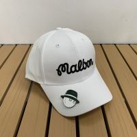 【เกาหลีใต้】 Malbon Golf ผู้ชายและผู้หญิงกีฬาบอลหมวกผู้ชายกอล์ฟแห้งเร็วระบายอากาศหมวกหมวกดวงอาทิตย์สบายๆ #2204TH