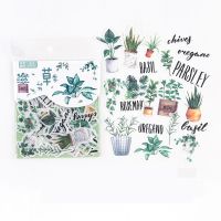 【cw】 40 pcs /Bag Fragrant Adhesive Stickers Album Diary Paper Hand Account