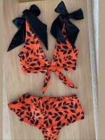 hotx 【cw】 2022 Print Bikinis Swimsuit Waist Bathing Beachwear Bowkont Biquini Female Swim