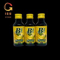 B1 BANANA Syrup 60ml น้ำหวานแต่งกลิ่นกล้วย 3 ขวด