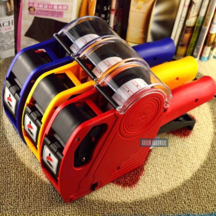 10 Rolls Price Label Stickers - 21x12mm, Fits M5500, MX5500 Price Guns, Orange (for Retail, Warehouses)