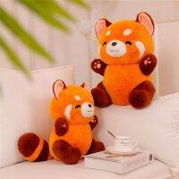 หมอนนุ่มของขวัญสำหรับเด็กน่ารักนิรันดร์มาพร้อมกับของเล่น Hiasan Kamar การ์ตูน Boneka Mainan เปลี่ยนเป็นตุ๊กตานกฮูกสีแดงตุ๊กตาผ้ากำมะหยี่ตุ๊กตาผ้ากำมะหยี่แรคคูน