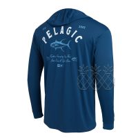 【YF】 Pelagic Fishing Hooded Clothing Men Long Sleeve Breathable Wear Camisa Pesca Outdoor Sun Protection Hoodie Tops