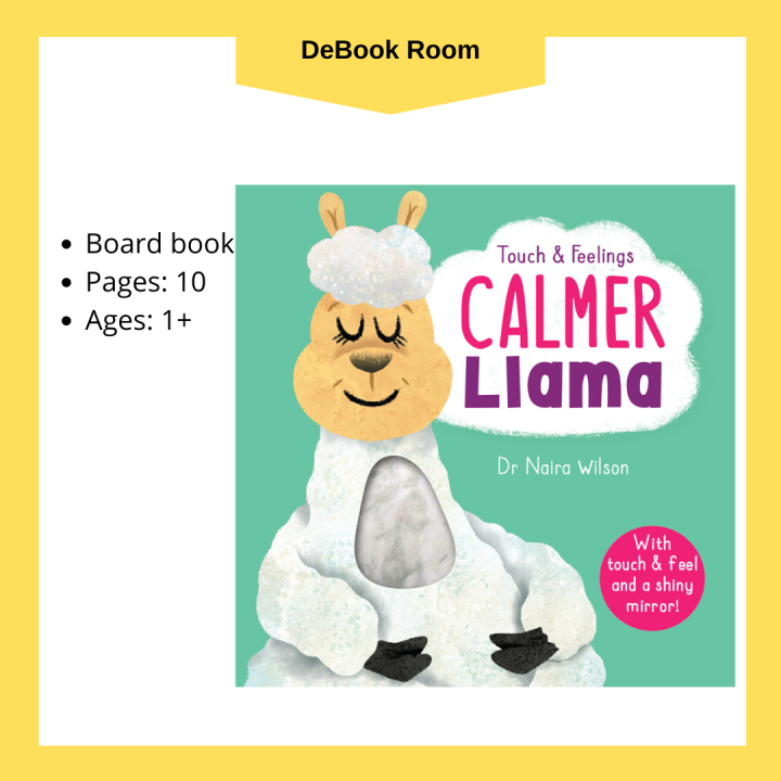 Baby Touch and Feel Board Book - Touch and Feelings : Calmer Llama | Lazada