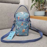 Lesportsac อินเทรนด์ใหม่การ์ตูนพิมพ์ Crossbody กระเป๋าน่ารักกระเป๋าถือแนวตั้งกระเป๋าโทรศัพท์มือถือน้ำหนักเบากระเป๋าสตรี 3505