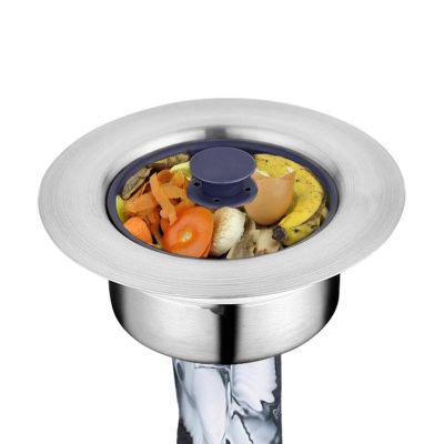 ❃✶﹍ Kitchen Sink Drain Strainer Kitchen Sink Strainer Stainless Steel Sink Funnel Sink Garbage Filter Sewer Kitchen Floor Drainer