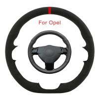 Customized Original Suede Car Steering Wheel Cover For Opel Astra (H) Zaflra (B) Signum Vectra (C) Vauxhall Astra Holden Astra Steering Wheels Accesso