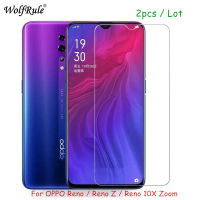 2PCS ป้องกันหน้าจอแก้วสำหรับ OPPO RENO Z กระจกนิรภัยสำหรับ OPPO RENO Z HD ป้องกันโทรศัพท์บางเฉียบฟิล์ม RENO Z Glass-SOPO STORE