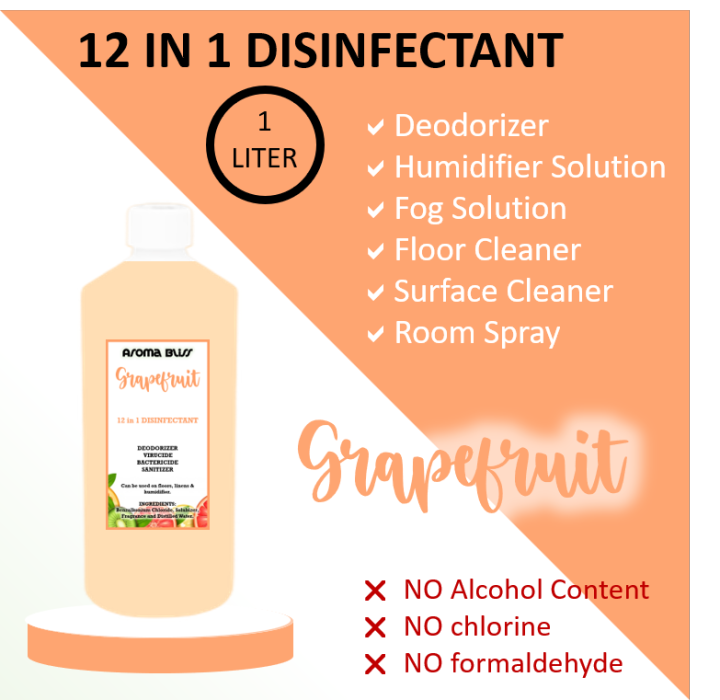 GRAPEFRUIT 1 LITER HUMIDIFIER DISINFECTANT SOLUTION Lazada PH