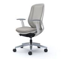 OKAMURA เก้าอี้รุ่น SYLPHY, ALUMINIUM BASE, WITH 3D ARMREST, LIGHT GRAY เก้าอี้ทำงาน เก้าอี้สำนักงาน Ergonomic Chair