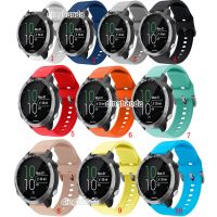 สายนาฬิกาซิลิโคนอ่อนนุ่มสำหรับ Garmin Forerunner 645 245 245M QC73110 17