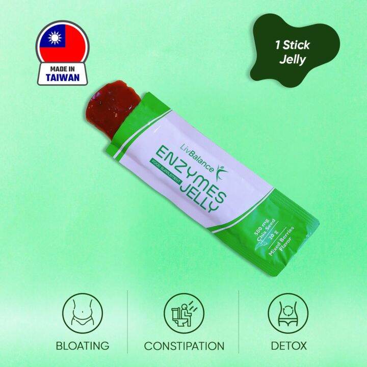 LivBalance Enzymes Jelly 1x Bloating, Constipation, Detox, Digestion
