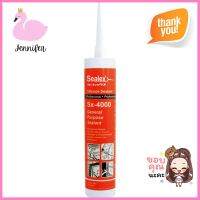 ซิลิโคนมีกรด SEALEX SX-4000 280 มล. สีใสACETIC SILICONE SEALANT SEALEX SX-4000 280ML CLEAR **สินค้าแนะนำ**