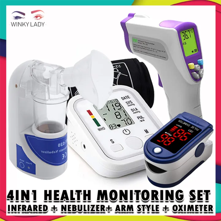 (BUNDLE) 4 IN 1 MY-520A Portable Ultrasonic Nebulizer WITH Electronic ...