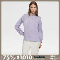 G2000 เสื้อเบลาส์ผู้หญิง รูปทรงตรง (REGULAR FIT) รุ่น 3624104181 PURPLE