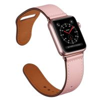 Geniune Leather Watchbands for Apple Watch SE Band Series 7 6 5 4 45mm 41mm 44mm 40mm Bracelet for iWatch 3 42mm 38mm Bands